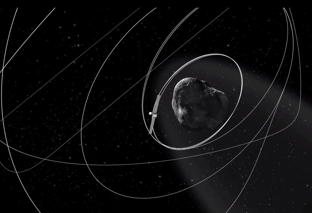 1 / 1 Maniobras y órbita de Rosetta alrededor de su cometa. / ESA