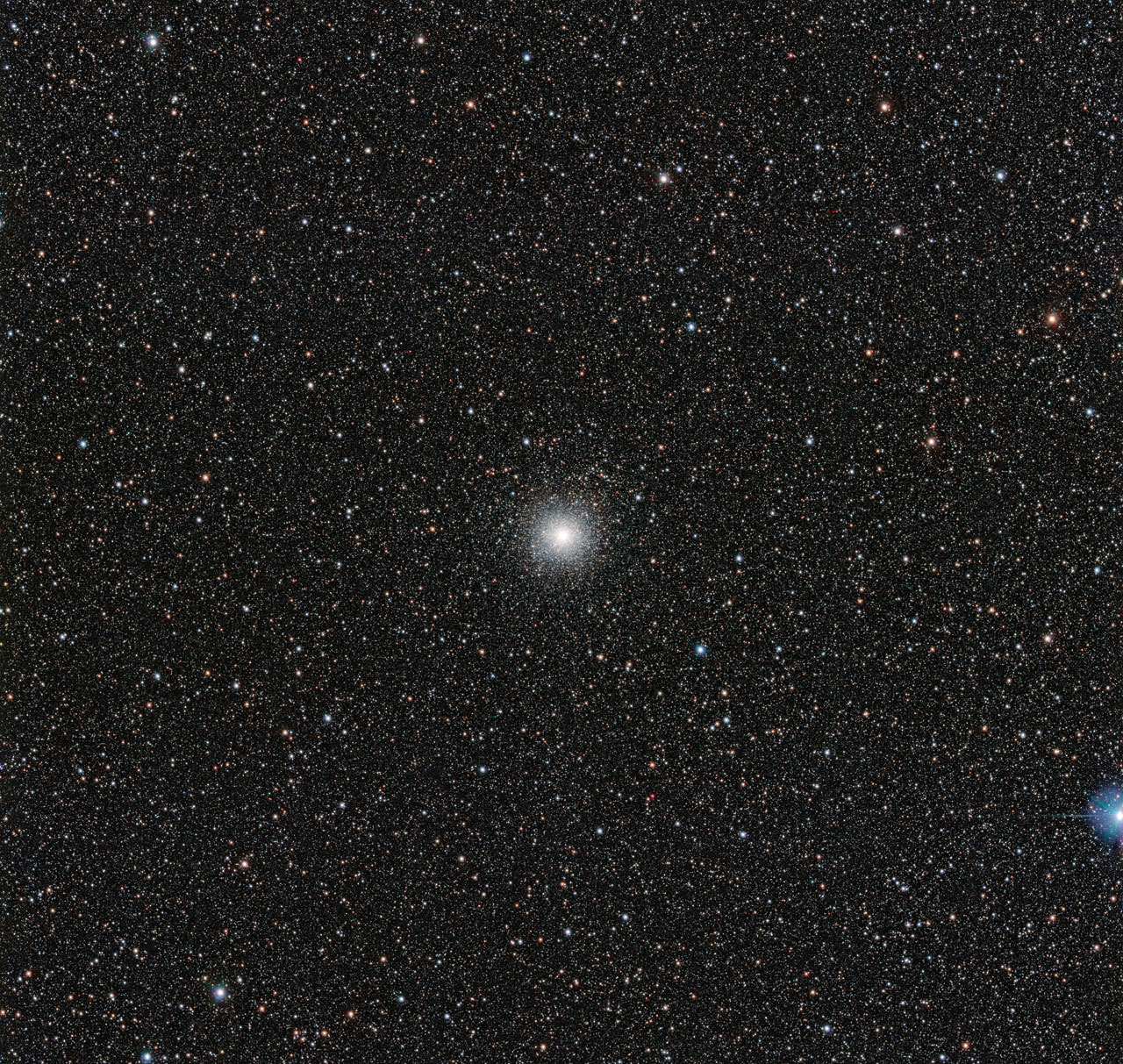 El cúmulo globular de estrellas Messier 54. Fuente: ESO.