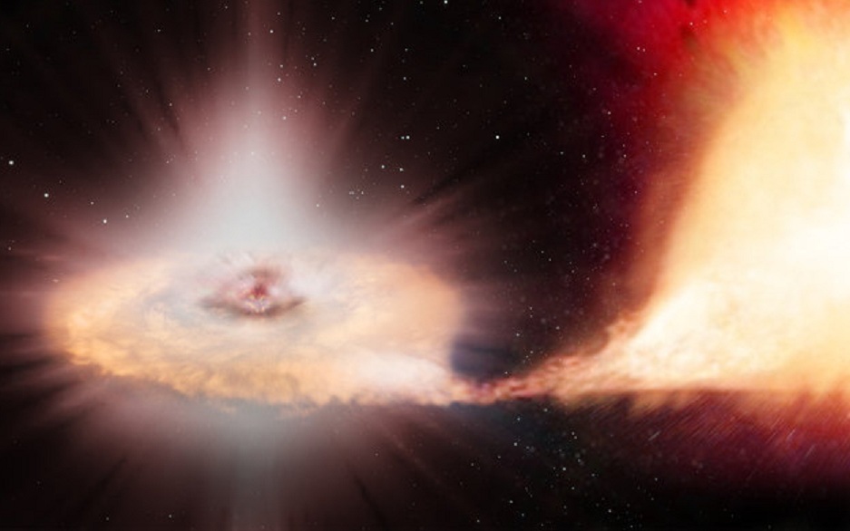 Imagen de una supernova o explosión estelar. Fuente: ESA.
