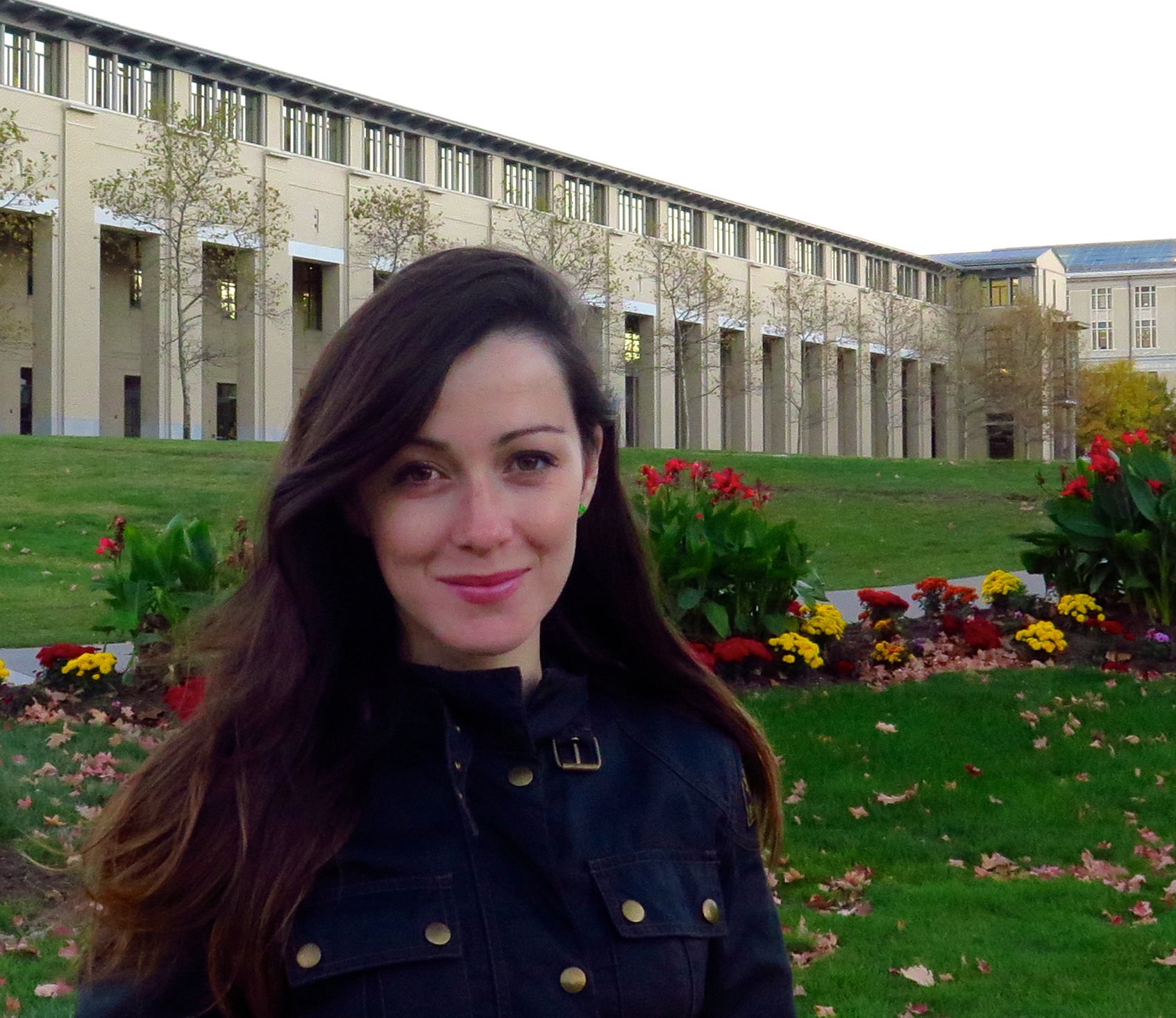 Luz Rello en la Carnegie Mellon University de Pittsburgh (Pensilvania, EEUU), lugar en que realiza actualmente sus investigaciones. Imagen: Miguel Ballesteros.