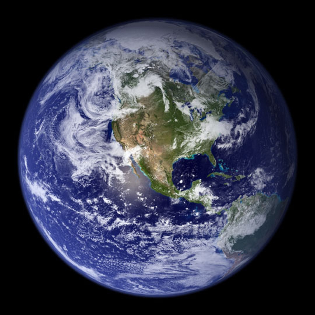 NASA's Earth Observatory: the Blue Marble. Imagen: GISuser.com. Fuente: Flickr.