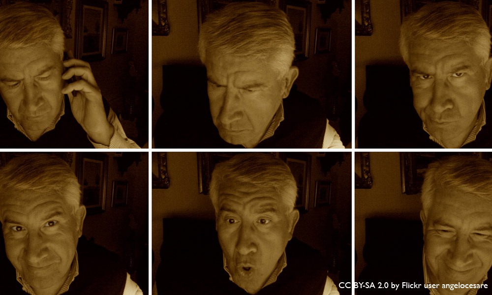 Las emociones grabadas por una webcam pueden ayudar a auto-gestionarse. Imagen: angelocesare. Fuente: Flickr.