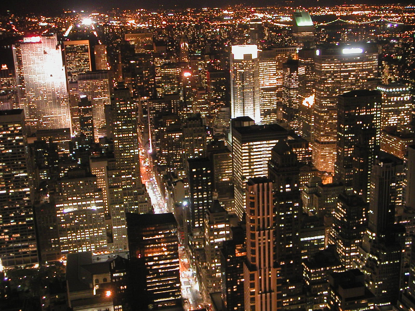 Nueva York, desde el Empire State Building, en 2004. Imagen: bizior. Fuente: Free Images.