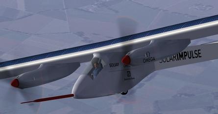Prototipo de Solar Impulse en pruebas.