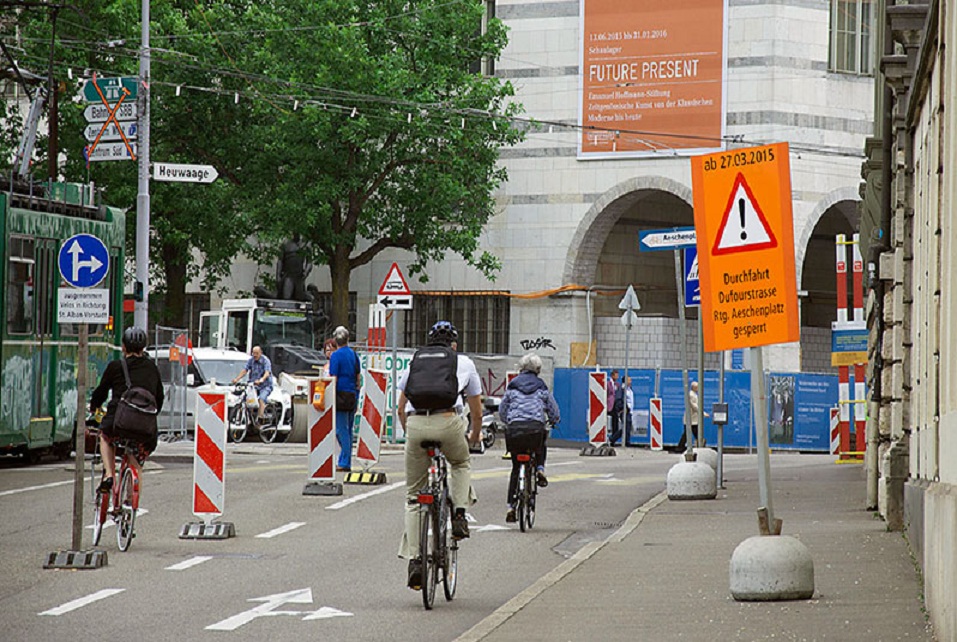 Filtrando información visual en un contexto de tráfico. Fuente: Universidad de Basilea.