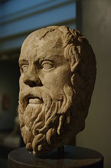 Busto de Sócrates, copia romana de un original griego tardío. Museo Británico, Londres. Fuente: Wikimedia Commons.
