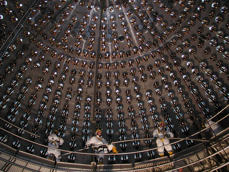El experimento Borexino ha detectado 24 neutrinos producidos en el interior de la Tierra, durante siete años. Fuente: INFN/Gran Sasso.