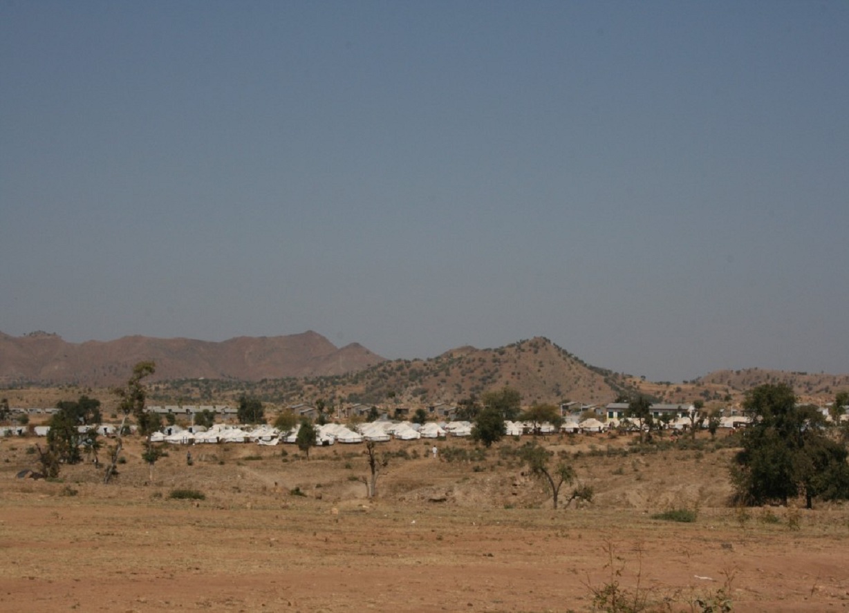 Campo de refugiados en la región de Shire (Etiopía). Fuente: UPM.