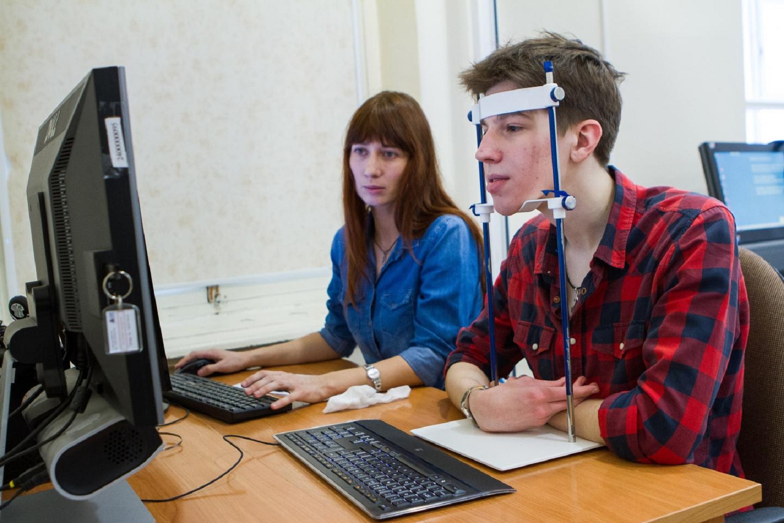 Experimento de seguimiento ocular. Fuente: Universidad Estatal de Tomsk.
