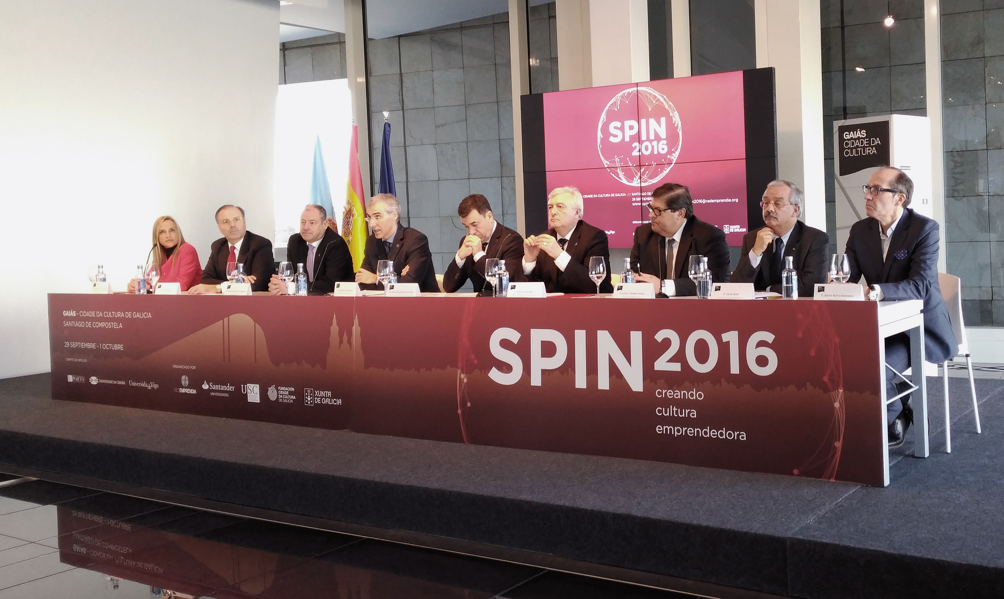 Momento de la presentación de SPIN2016. Foto: Emprendia