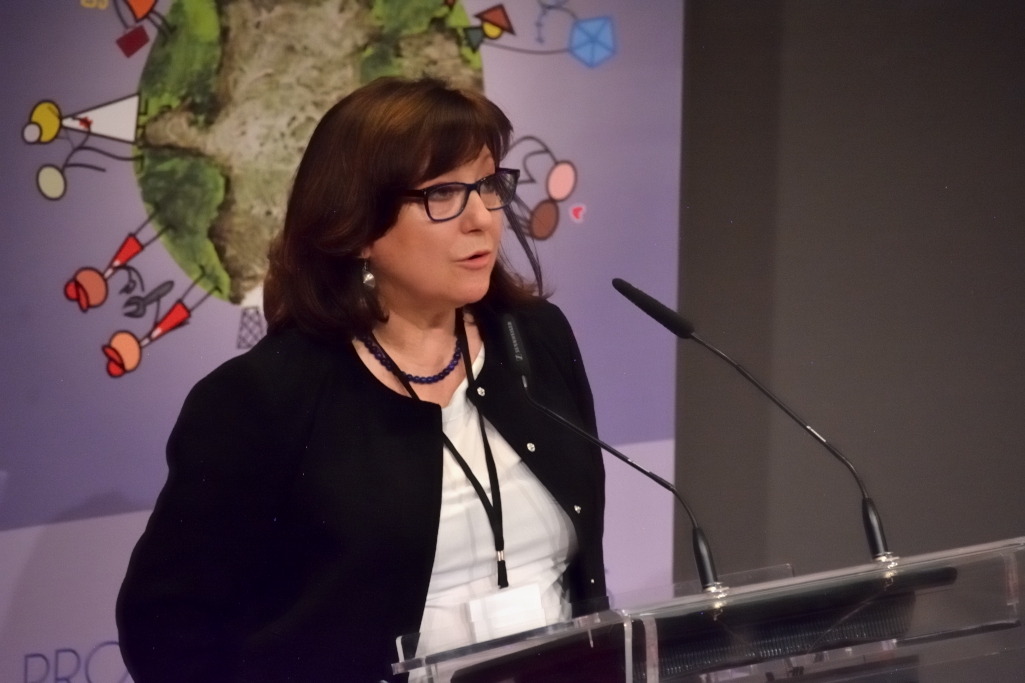 La presidenta de la Fundación Valores, María José Carrillo, en un momento de su intervención. Foto: Alberto Robles. Fundación Valores.