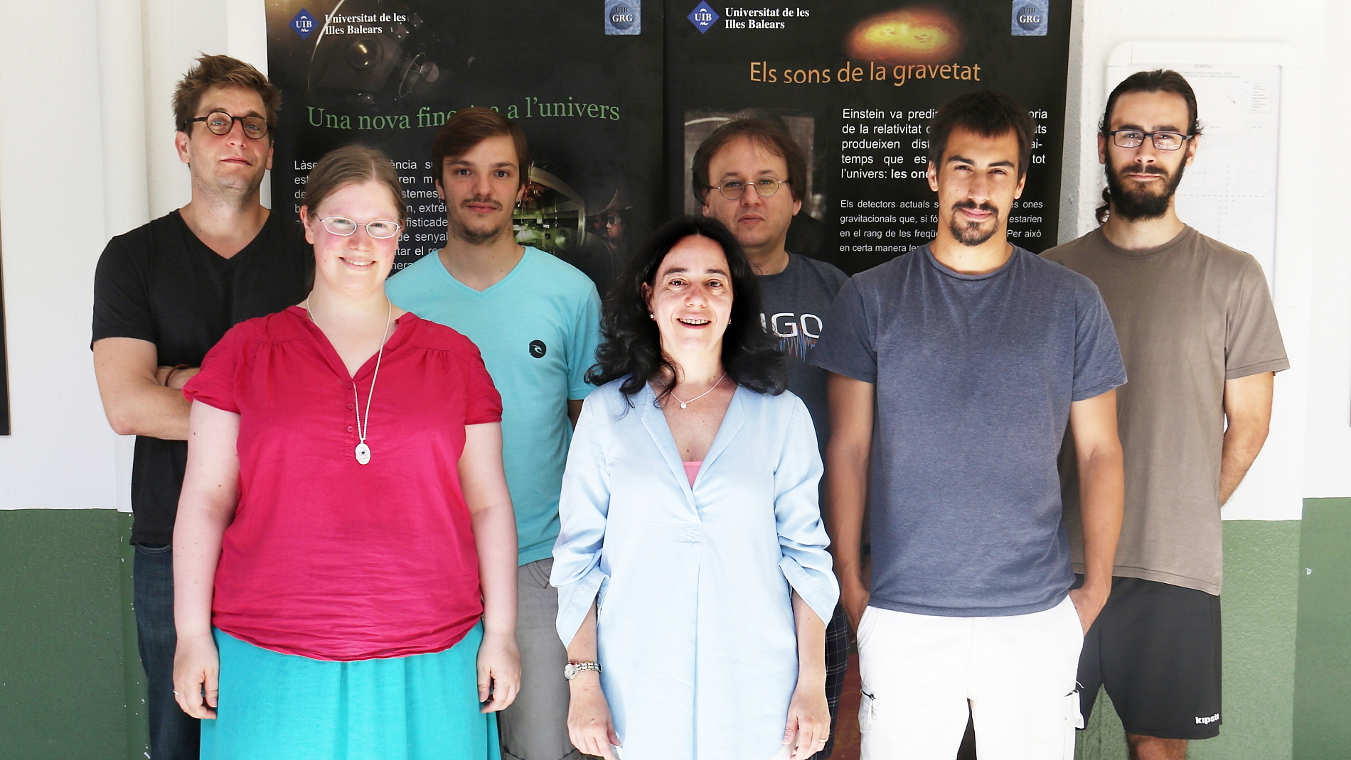 El GRG de la UIB,  liderado por la Dra. Alicia Sintes. Fuente: UIB.