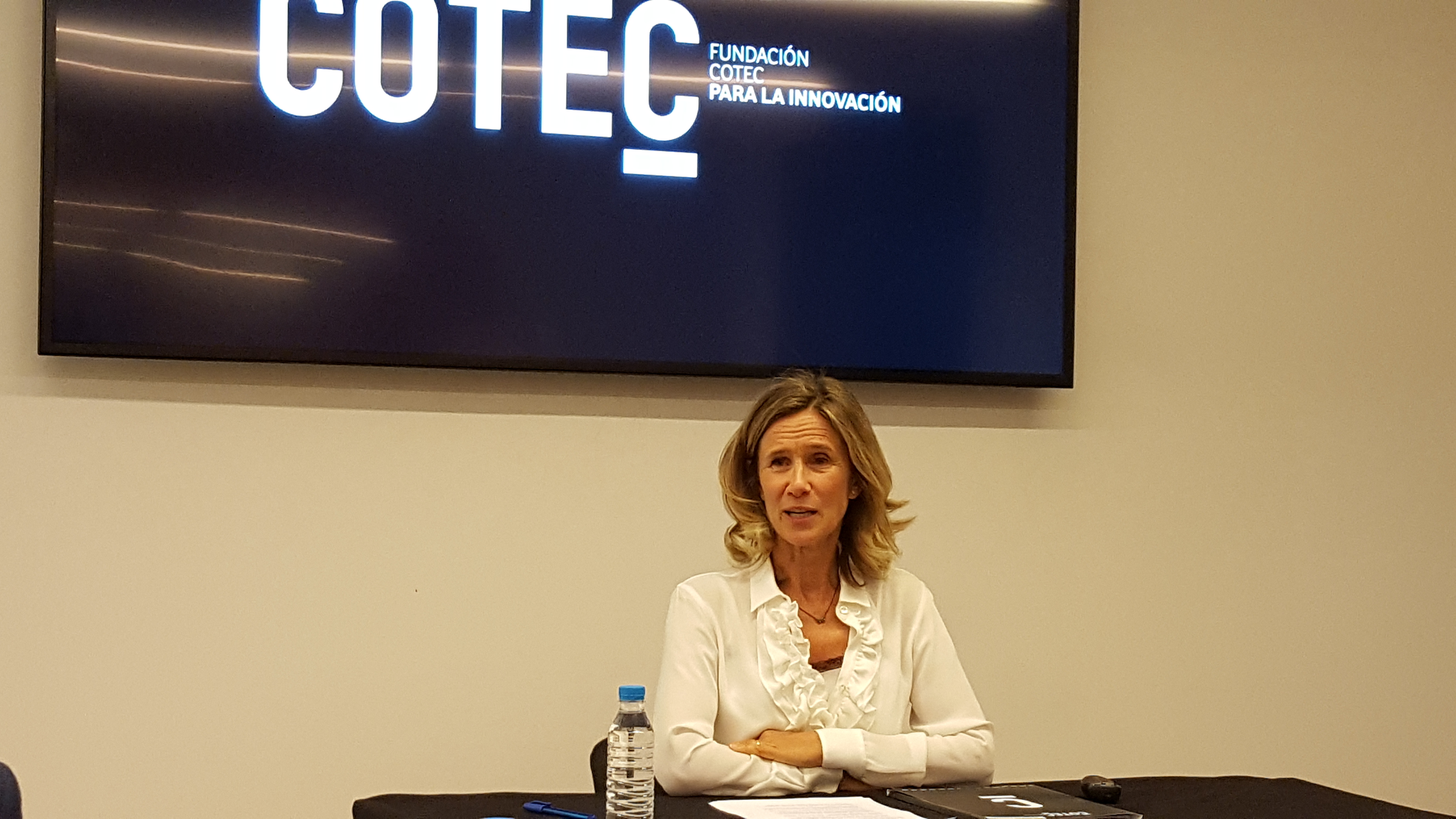 Cristina Garmendia, en la presentación del Decálogo. Foto: COTEC