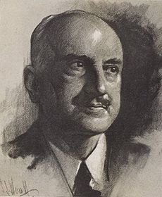 George Santayana en 1936. Imagen: Samuel Johnson Woolf (1880-1948). Fuente: Wikimedia Commons.