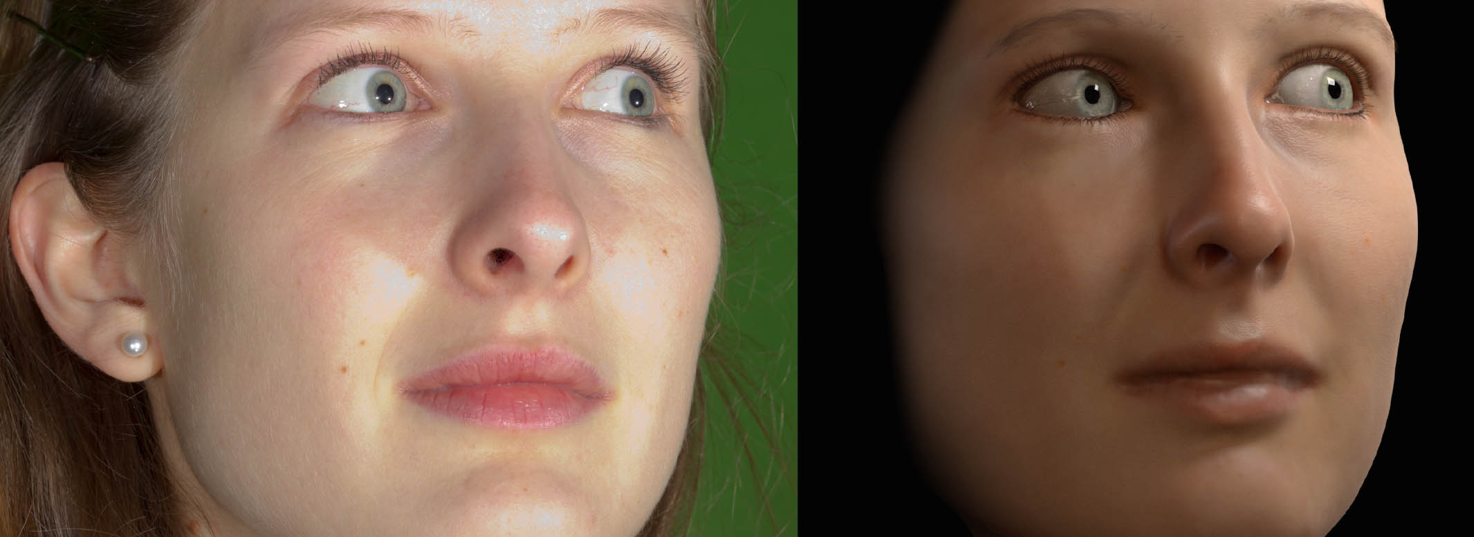 El software se puede utilizar con escáneres faciales. Fuente: Disney Research.