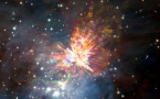 Las estrellas pueden formarse imitando los fuegos artificiales