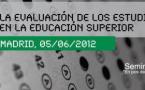 La evaluación de los estudiantes, asignatura pendiente de la universidad española