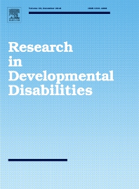 Fuente: Portada de la revista. https://www.sciencedirect.com/journal/research-in-developmental-disabilities