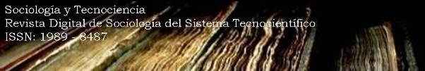 Logo de la revista Sociología y tecnociencia Logo de la revista Sociología y tecnociencia