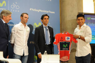 Telefónica renueva su confianza en el mejor equipo del mundo y prorroga tres años el patrocinio del Movistar Team Telefónica renueva su confianza en el mejor equipo del mundo y prorroga tres años el patrocinio del Movistar Team