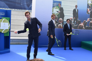 Rafael Nadal y el presidente de Telefónica inauguran en Manacor la ‘Rafa Nadal Academy by Movistar’ Rafael Nadal y el presidente de Telefónica inauguran en Manacor la ‘Rafa Nadal Academy by Movistar’
