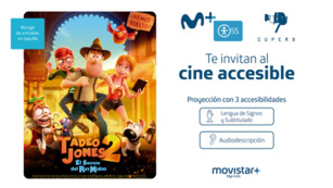 Súper8 y Movistar presentan el primer festival de cine accesible para personas con discapacidad ofrecido a través de Movistar+ Súper8 y Movistar presentan el primer festival de cine accesible para personas con discapacidad ofrecido a través de Movistar+