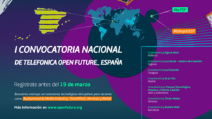 La I convocatoria nacional de Telefónica Open Future_ España busca startups disruptivas que revolucionen la industria tradicional La I convocatoria nacional de Telefónica Open Future_ España busca startups disruptivas que revolucionen la industria tradicional