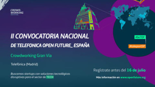 La II convocatoria nacional de Telefónica Open Future_ España en el 2018 busca startups para Cataluña, Madrid y Castilla-León