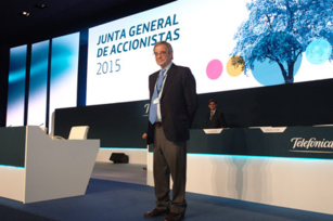 En la imagen, el presidente de Telefónica, César Alierta