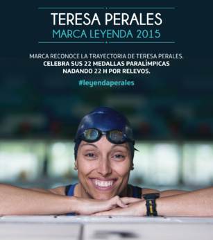 Teresa Perales, primera deportista paralímpica ‘Marca Leyenda