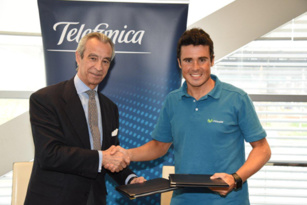 Telefónica refuerza su apoyo al deporte patrocinando al triatleta Javier Gómez Noya Telefónica refuerza su apoyo al deporte patrocinando al triatleta Javier Gómez Noya