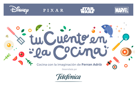 Telefónica presenta la app de Disney y Ferran Adrià, “Tu cuento en la cocina”, la primera app para cocinar en familia