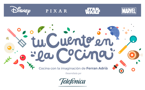 Telefónica presenta la app de Disney y Ferran Adrià, “Tu cuento en la cocina”, la primera app para cocinar en familia