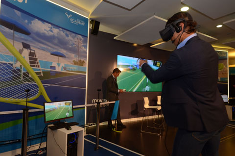 Telefónica lleva al tenis las últimas tecnologías de realidad virtual con ‘Rafa Nadal’, una experiencia de juego casi real