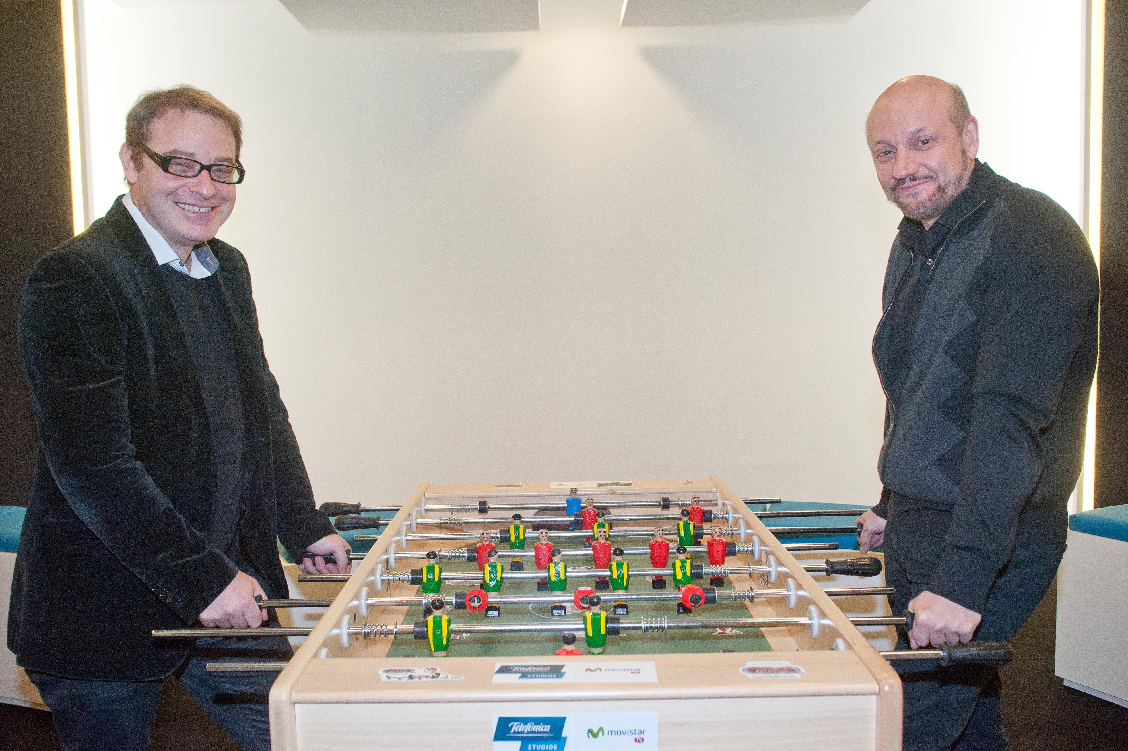 De izquierda a derecha: Axel Kuschevatzky, director de Telefónica Estudios y Juan José Campanella, director de la película De izquierda a derecha: Axel Kuschevatzky, director de Telefónica Estudios y Juan José Campanella, director de la película
