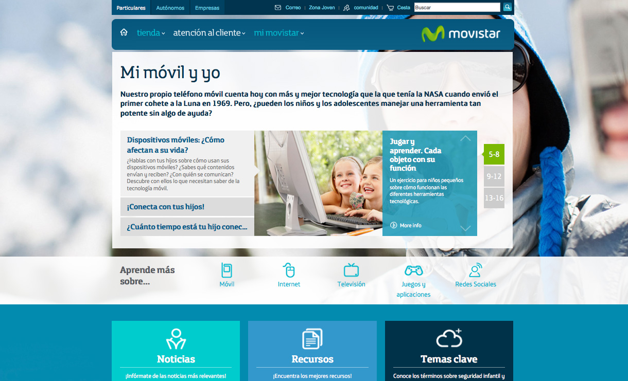 Telefónica presenta la plataforma familia digital para crear una Internet mejor para los niños Telefónica presenta la plataforma familia digital para crear una Internet mejor para los niños