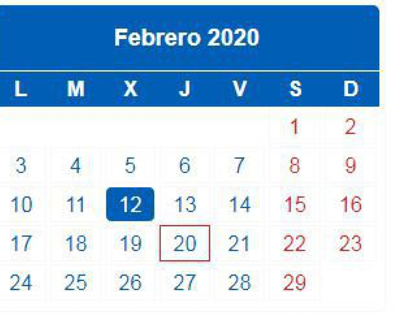 Calendario del contribuyente